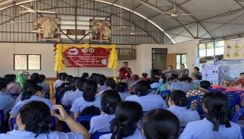 โครงการ หนองแวงร่วมแรง กำจัดแหล่งเพาะพันธุ์ยุงลายต้านภัยไข้เลือดออก